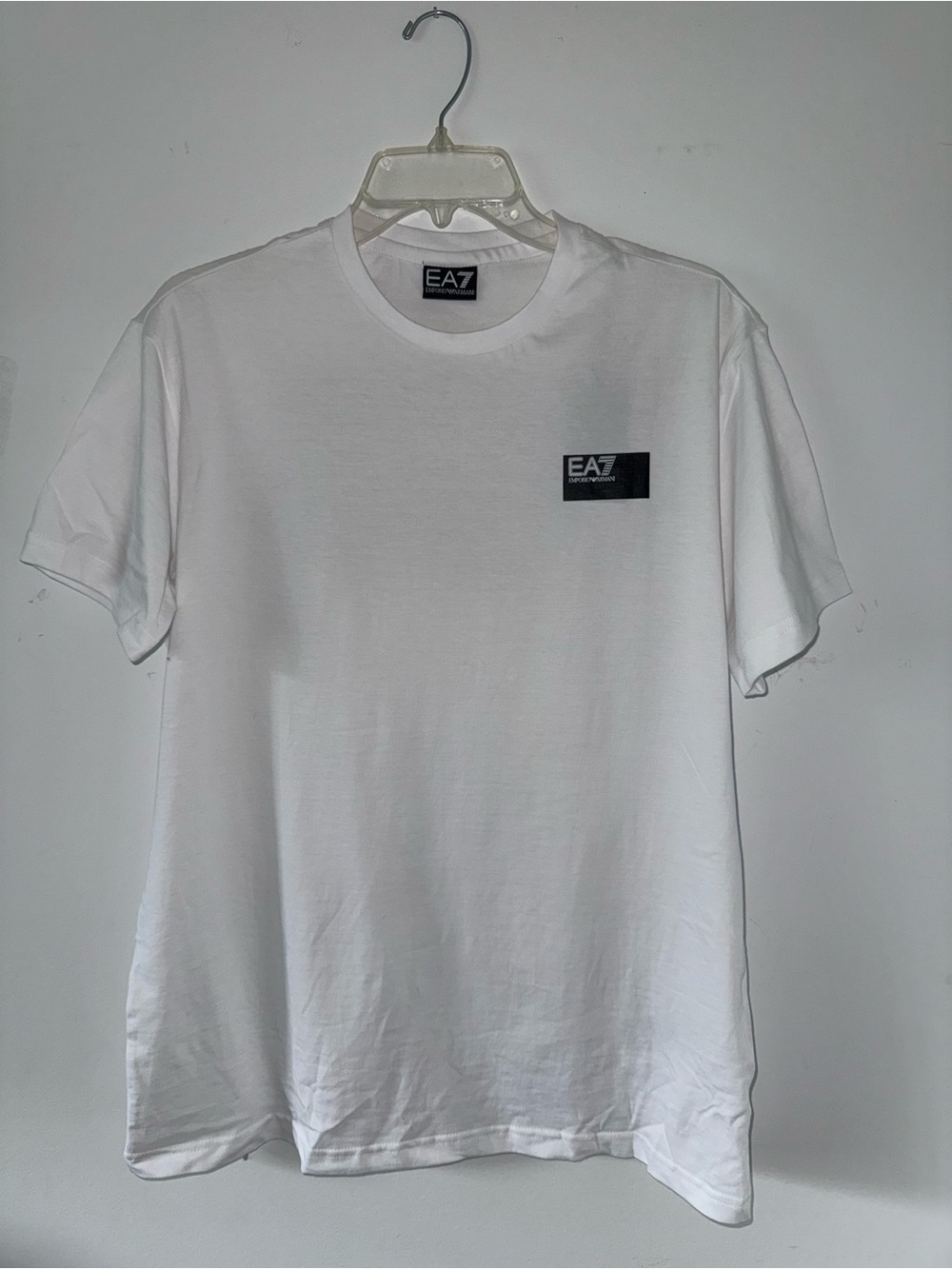 EA7 Emporio Armani White Crew Neck T-Shirt